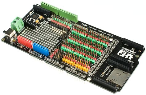 arduino mega shield dimensions|DFRobot Mega IO Expansion Shield for Arduino MEGA .